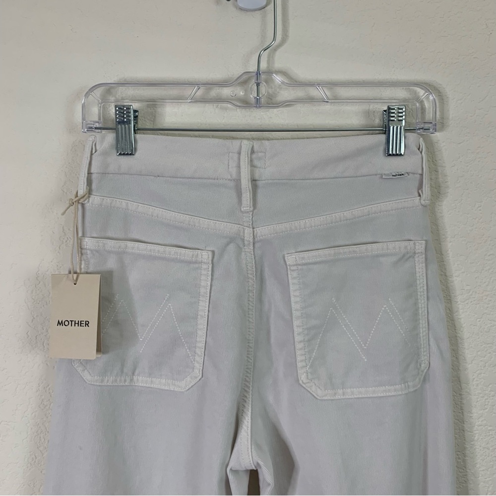 Mother the patch pocket roller skimp corduroy flare jeans 27 NWT - Picture 7 of 14